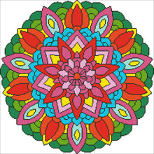 Mandala 44x44cm