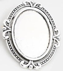 Brochespeld voor 18x25 cabochon p.st