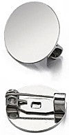 Brochespeld 14mm platte kant zkl.p.st