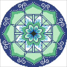 Borduurpakket kralen Madala  22x22cm