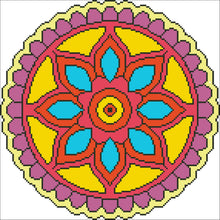 Borduurpakket kralen Madala  32x32cm