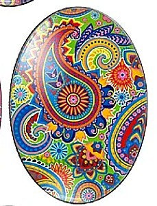 Cabochon 30x40mm orientale figuren
