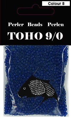 mat transparant blauw 40 gr