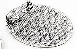 Brochespeld voor 30x40mm cabochon zilverkl.