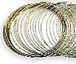 Armband verenstaal 6cmx0,6mm oudgoudkl. 10windi