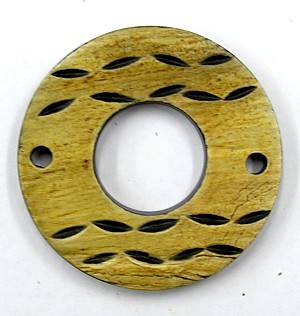 hanger van hoorn rond bewerkt 49mm p.st