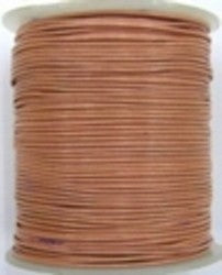 Leerveter 1,5mm bruin per meter