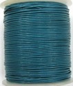 Leerveter 1mm Irish Blue per klos van 25m.
