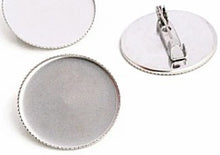 Brochespeld voor 25mm  ronde cabochon