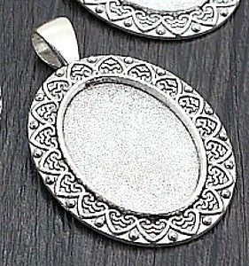 Hanger voor 18x25mm cabochon zkl.