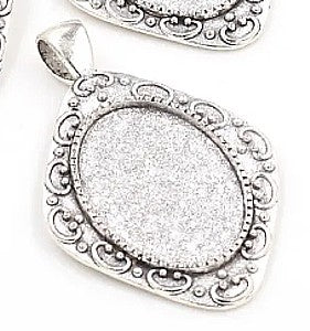 Hanger voor 18x25mm cabochon zkl.