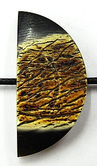 hoornen kraal 13mm p.st