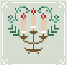 Bordurpakket  kaarsenstandaard 9x9cm