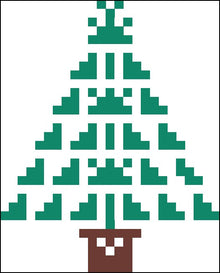 Bordurpakket  kerstboom 6x8cm