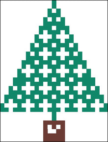 Bordurpakket  kerstboom 6x8cm