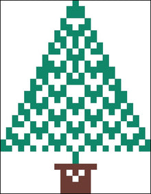 Bordurpakket  kerstboom 6x8cm