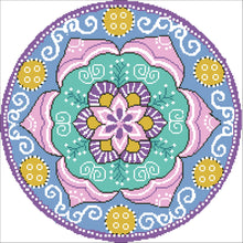 Borduurpakket kralen Mandala 44x44cm