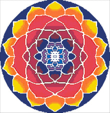 Borduurpakket kralen Mandala 40x42cm