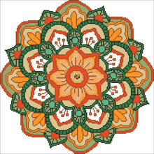 Borduurpakket kralen Mandala 37x37cm
