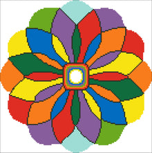 Borduurpakket kralen Mandala 30x31cm