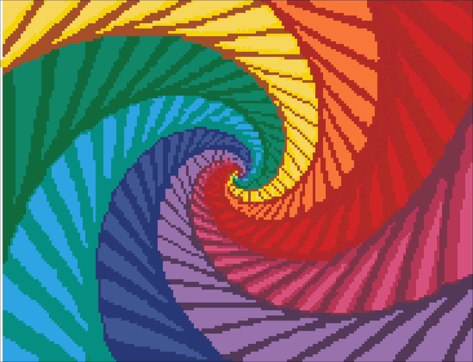 Borduurpakket kralen Mandala 30x40cm