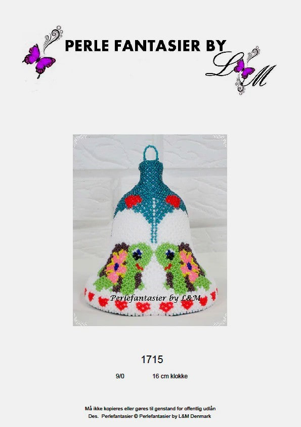 Patronen DEENS leaflet klok 12/16cm met schildpad