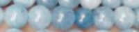 Edelsteen 6mm Aquamarijn l.blauw 38cm