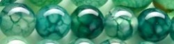 Edelsteen 8mm Dragon Agaat groen 38scm
