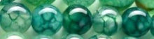 Edelsteen 8mm Dragon Agaat groen 38scm