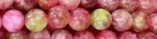 Edelsteen 8mm Toermalijn Watermelon 38scm
