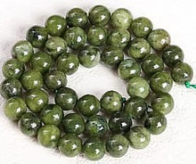 Edelsteen 6mm groene zuidelijke jade  ca. 38cm.