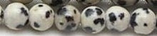 Edelsteen 4mm Dalmatier Jasper 60st.