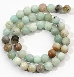 Edelsteen 6mm amazonite ca, 38cm