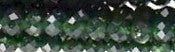 Edelsteen 4mm Green Sandstone faceted ca 90st.
