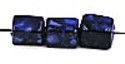 glaskr. blokje 7x5mm donkerblauw gemarmerd ca.25