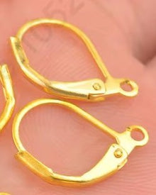 Oorhaakjes 16mm met scharnier 925 zilver p.p.