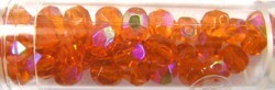 Gutermann facetkralen 6mm oranje AB 40st