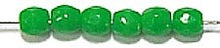Facetkraal 3mm opaque groen 50st.
