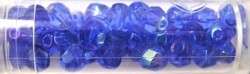 Gutermann facetkralen 6mm blauw AB 40st
