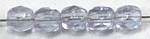 Facetkraal 4mm transp. lichtblauw 50st