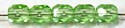 Facetkraal 4mm rond transp. mosgroen 50st.