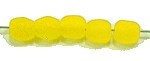 Facetkralen 4mm mat geel 25st.