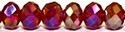 Facetkr disc 3x4,5  siamrood AB str. 45cm ca 150st