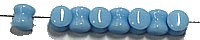 Diabolokraal 5mm opaque baby blauw 50st.