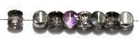 Diabolokraal 5mm krist. l.amethist-zilver 50st.