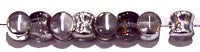 Diabolokraal 5mm kristal AB-zilver 50st.