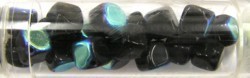 Gutermann blokje 8mm zwart AB ca 16st