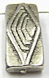 Metalen tussenstuk 2-rij 8x19mm 5st.