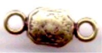 Vergulde tussenkraal 21mm 5st