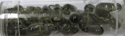 Gütermann druppels 5mm smoke 32st